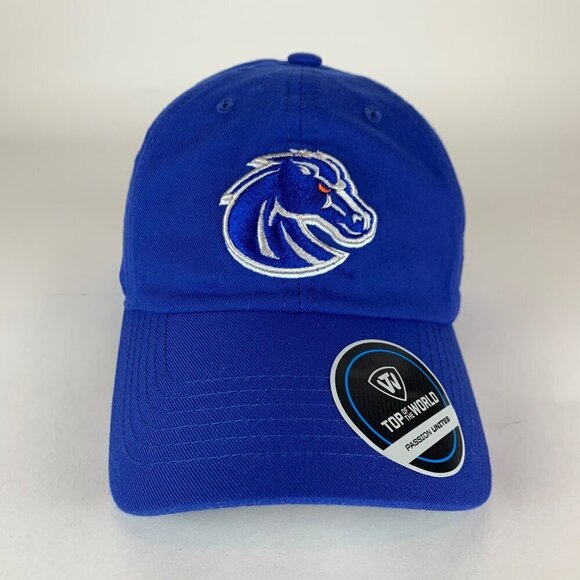 Boise State Broncos NCAA Blue Top of the World Relaxed Fit Hat - Picture 2 of 5